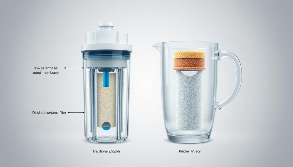 reverse osmosis vs pitcher filters
